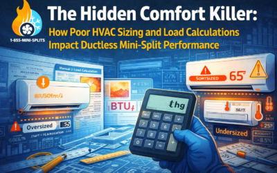 The Hidden Comfort Killer: How Poor HVAC Sizing and Load Calculations Impact Ductless Mini-Split Performance