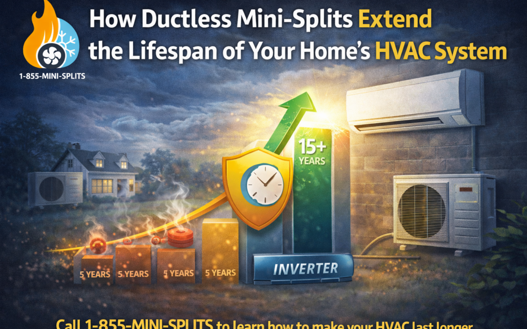 How Ductless Mini-Splits Extend the Lifespan of Your Home’s HVAC System