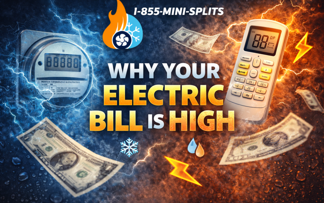 Why Your Electric Bill Is High (Even With a Mini-Split) — And How to Fix It