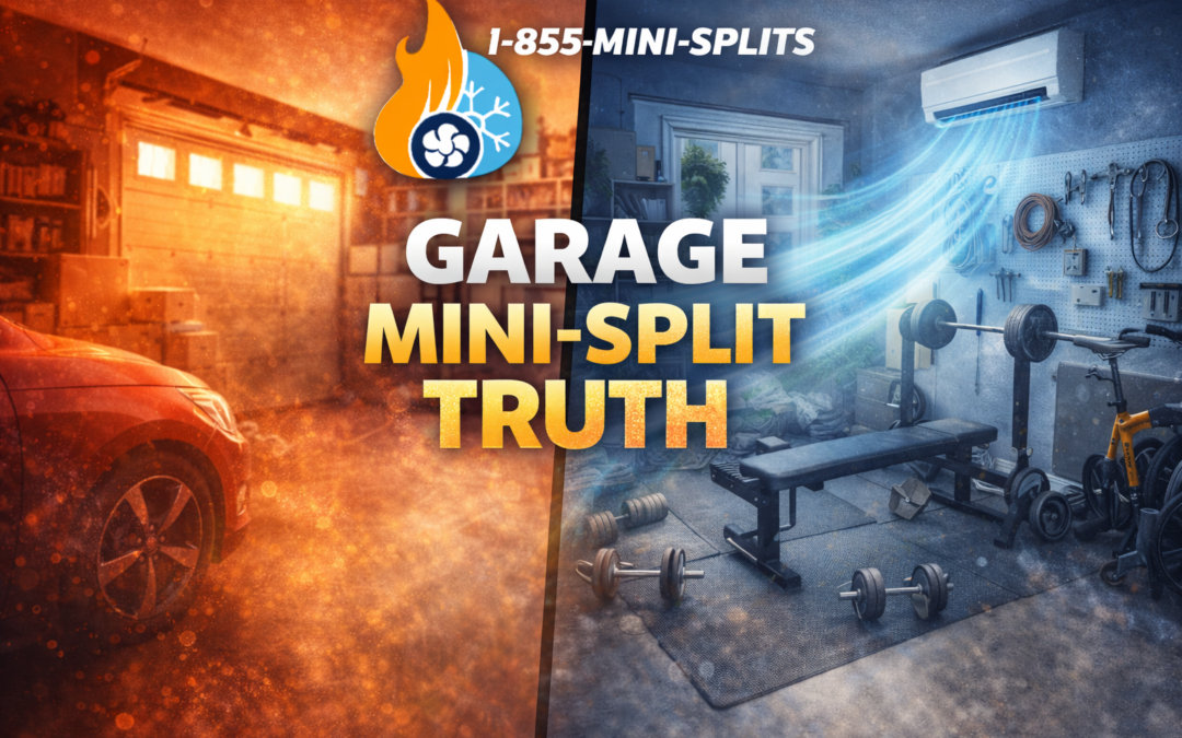 The Truth About Mini-Splits in Garages: What Works, What Doesn’t, and What Homeowners Get Wrong